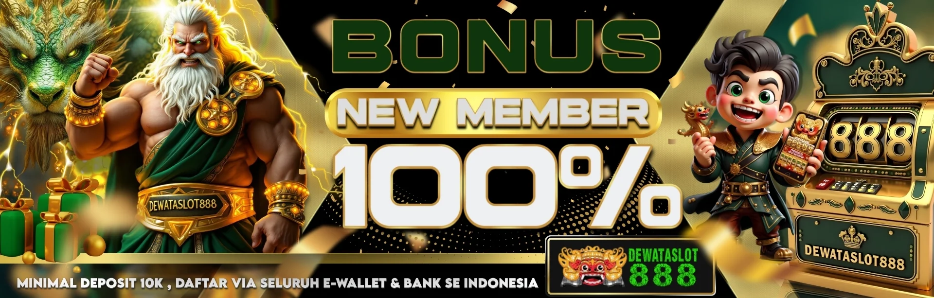 WELCOME BONUS 100%