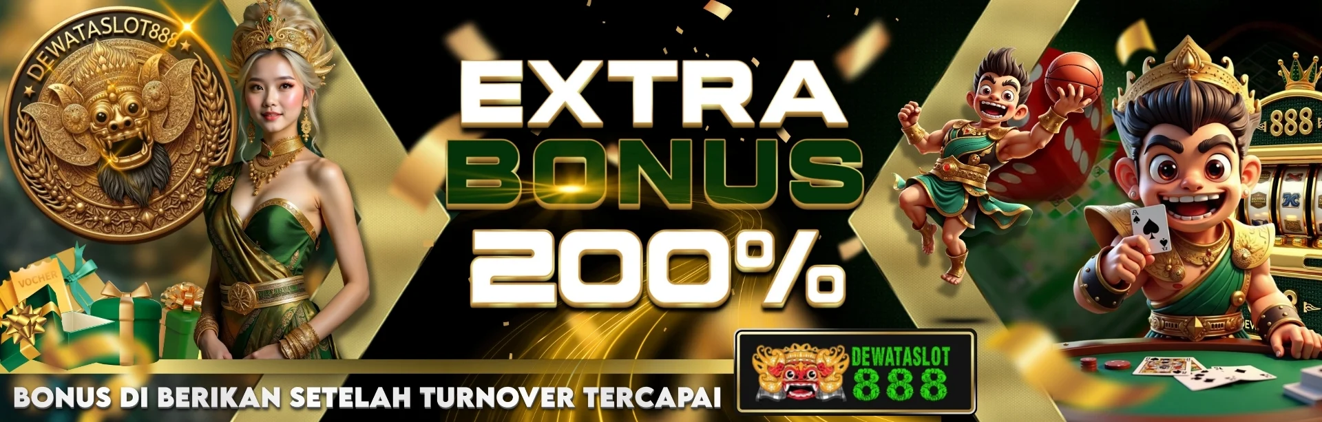 EXTRA BONUS 200%