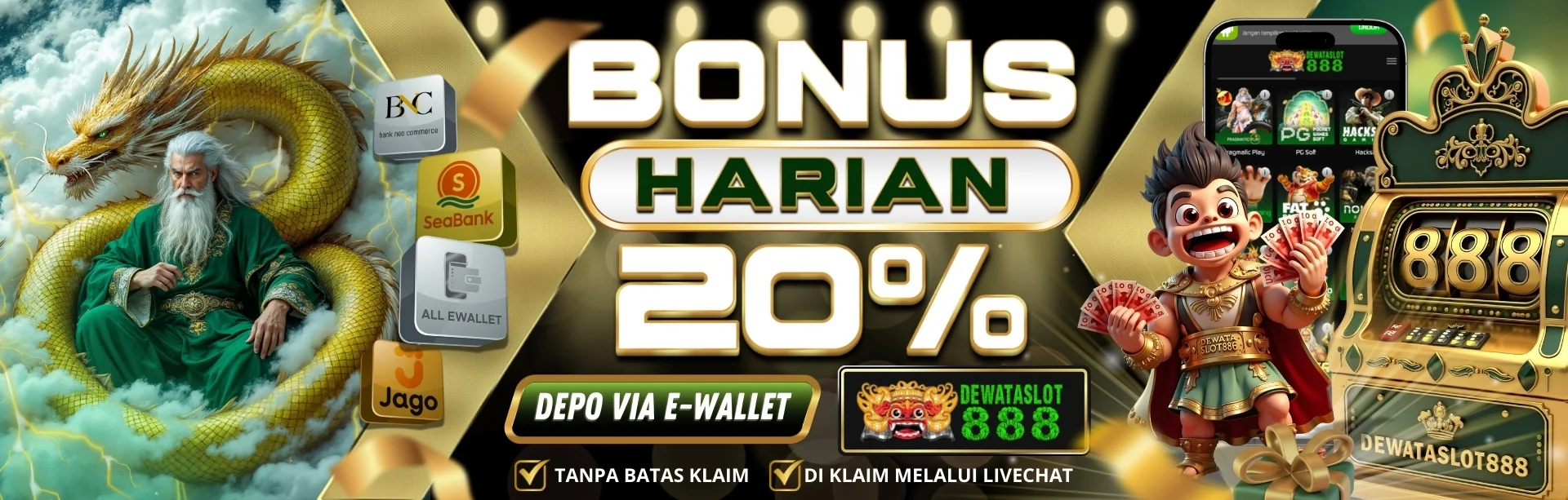 BONUS E-WALLET 20%