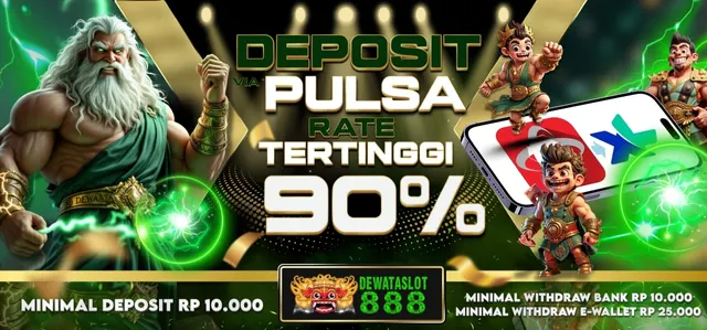 DEPOSIT PULSA RATE 90%