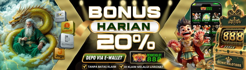 Bonus Deposit E-Money 20%