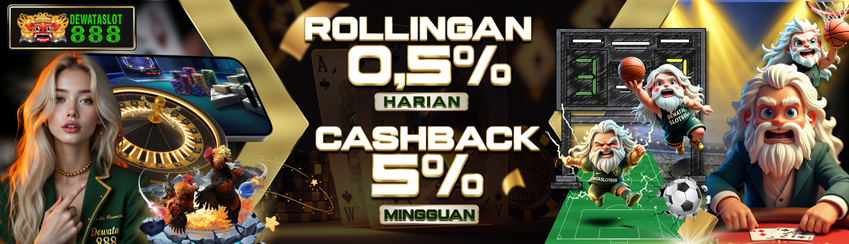 KOMISI ROLLINGAN HARIAN & CASHBACK MINGGUAN